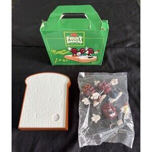Vintage 1987 California Raisins Del Monte Playset TESTED WORKS Sealed Figures